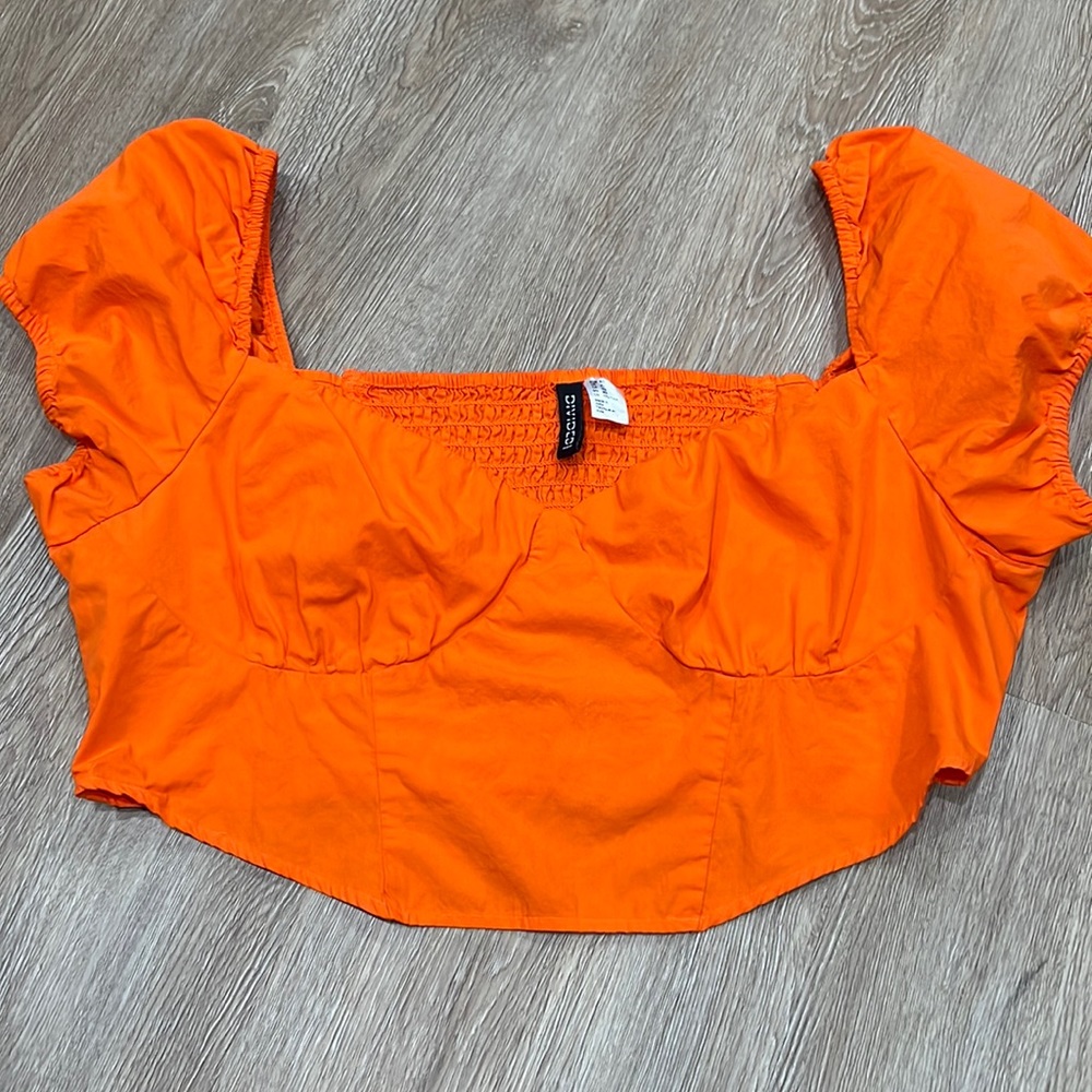Divided Crop Top